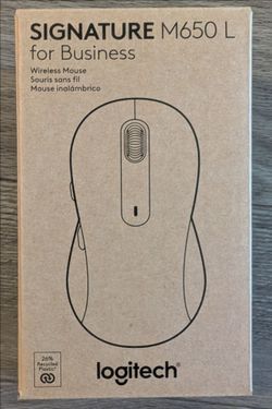Logitech Signature M650 L for Business Wireless Mouse