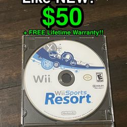 Like-NEW Wii Sports RESORT Game + Other Accessories available