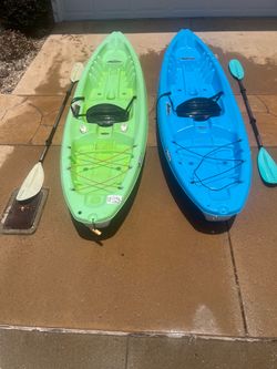 Used Pelican Kayaks and Oars