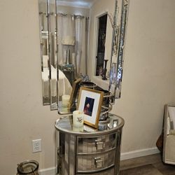 Mirror And Small Drawer Chest 150.00
