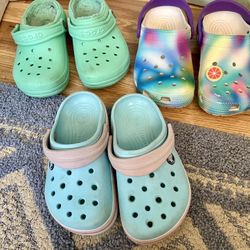 Kids Crocs Size 1-2y All For $10