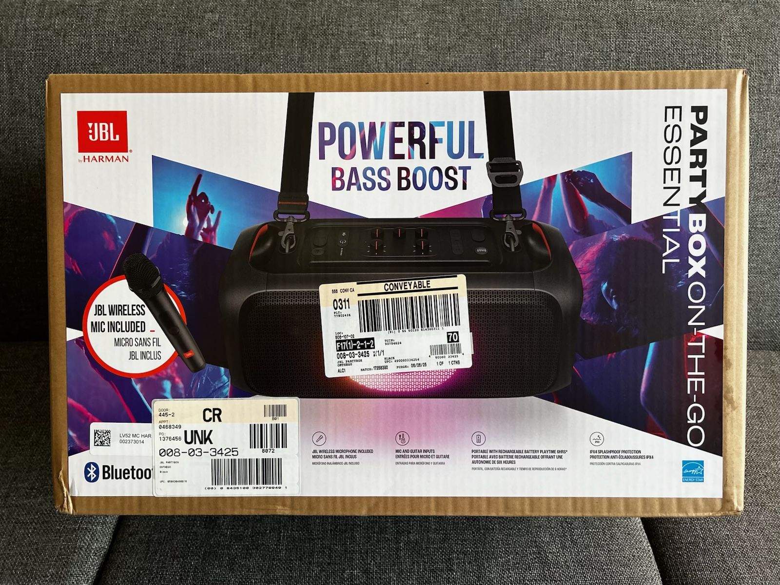 JBL Party Box OnTheGo Bluetooth Wireless Speaker