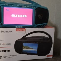 Aiwa Radio, Bluetooth DVD. HDMI USB AUX  Brand New 