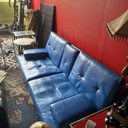 Blue Futon Couch