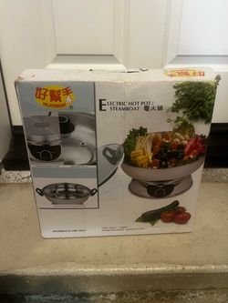 Helperware Electric Hot Pot Steamboat 5L