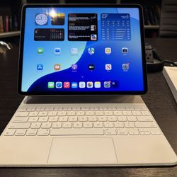 Apple iPad Pro 12.9” (5th Gen, 2021) 512GB Wi-Fi + Magic Keyboard w/ Box – Space Gray 