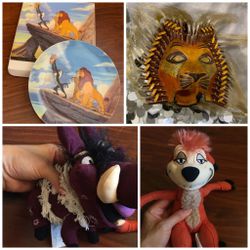 Lion Kong Disney Lot Plate Plush Ornament