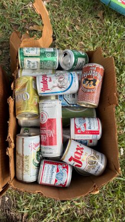 Vintage soda Cans