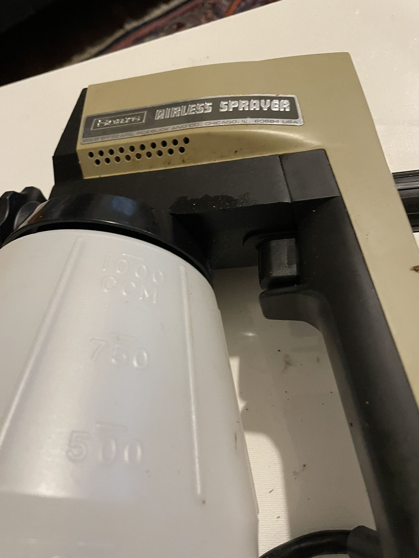 - [ ] VINTAGE SEARS CRAFTSMAN ELECTRIC AIRLESS SPRAYER