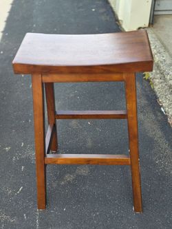 Unique wooden bar stools