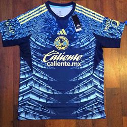 Soccer America america 🦅🦅las home and away local visitante aguilas New Jersey  2025-  2026 fan version  player version small to 4xl tricampeon futbo