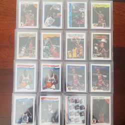 Michael Jordan 1991 Hoops Basketball & Insert Card Lot! 