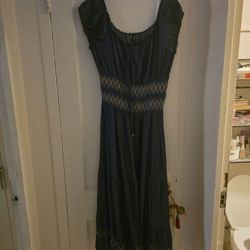 Denim Look Maxi Dress