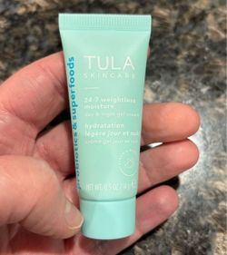 NEW TULA SKINCARE 24-7 WEIGHTLESS MOISTURE DAY & NIGHT GEL CREAM $7!