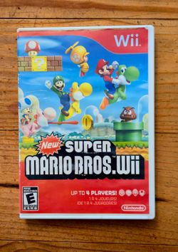 Wii New Super Mario Bros. Complete With Manual