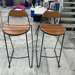 Pair Of Wood Stool