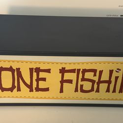 Gone Fishin’ Camp light up sign.