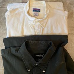 Men’s XL/XLT Casual Long Sleeved Button Down Shirts