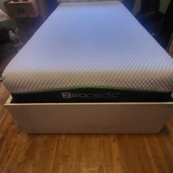 Twin Bed With Mattress Solid Wood Frame With 6 Drawers