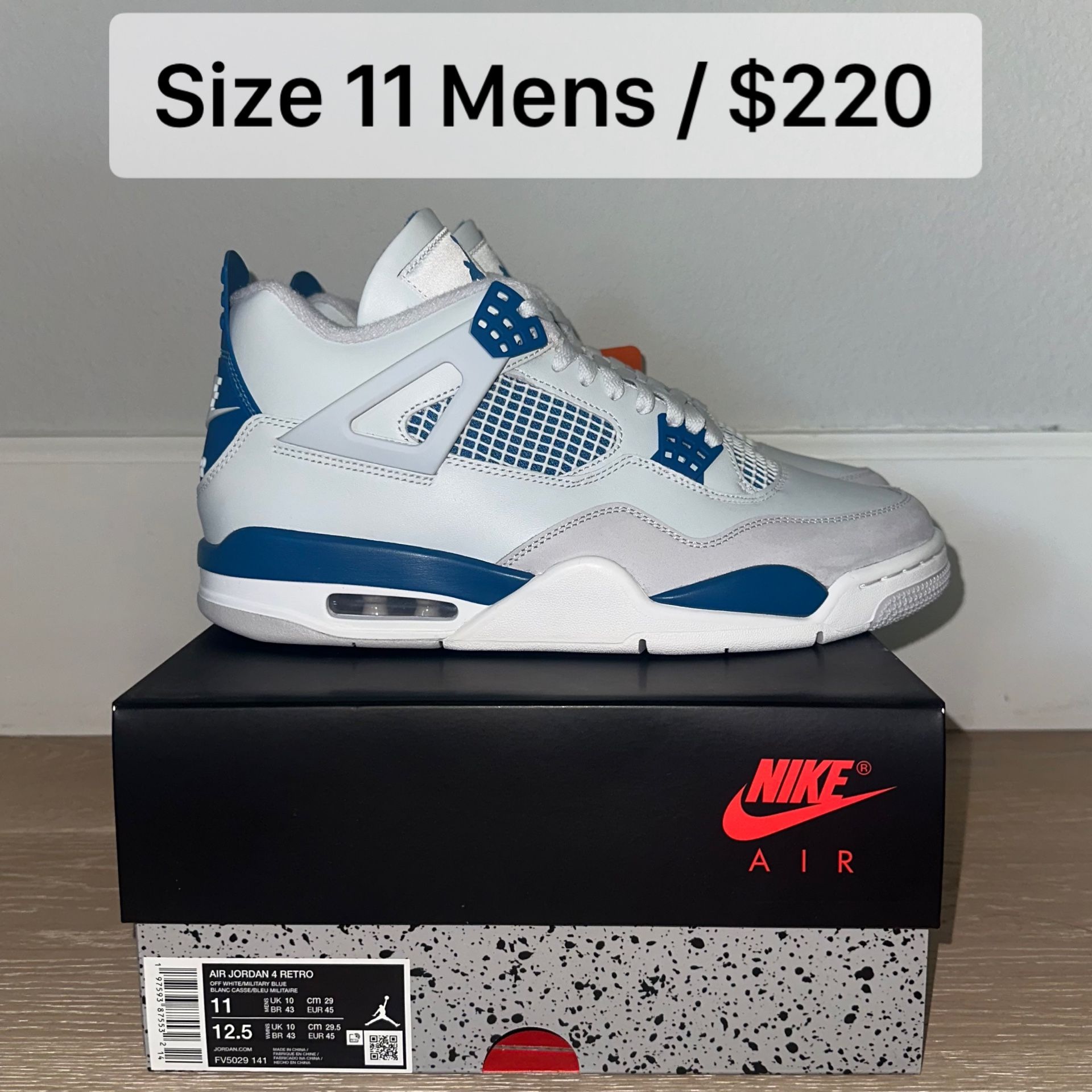 Air Jordan 4 Military Blue