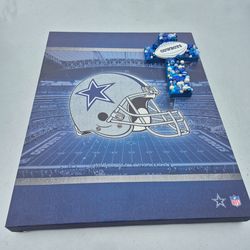 Cowboys picture frame and a cross