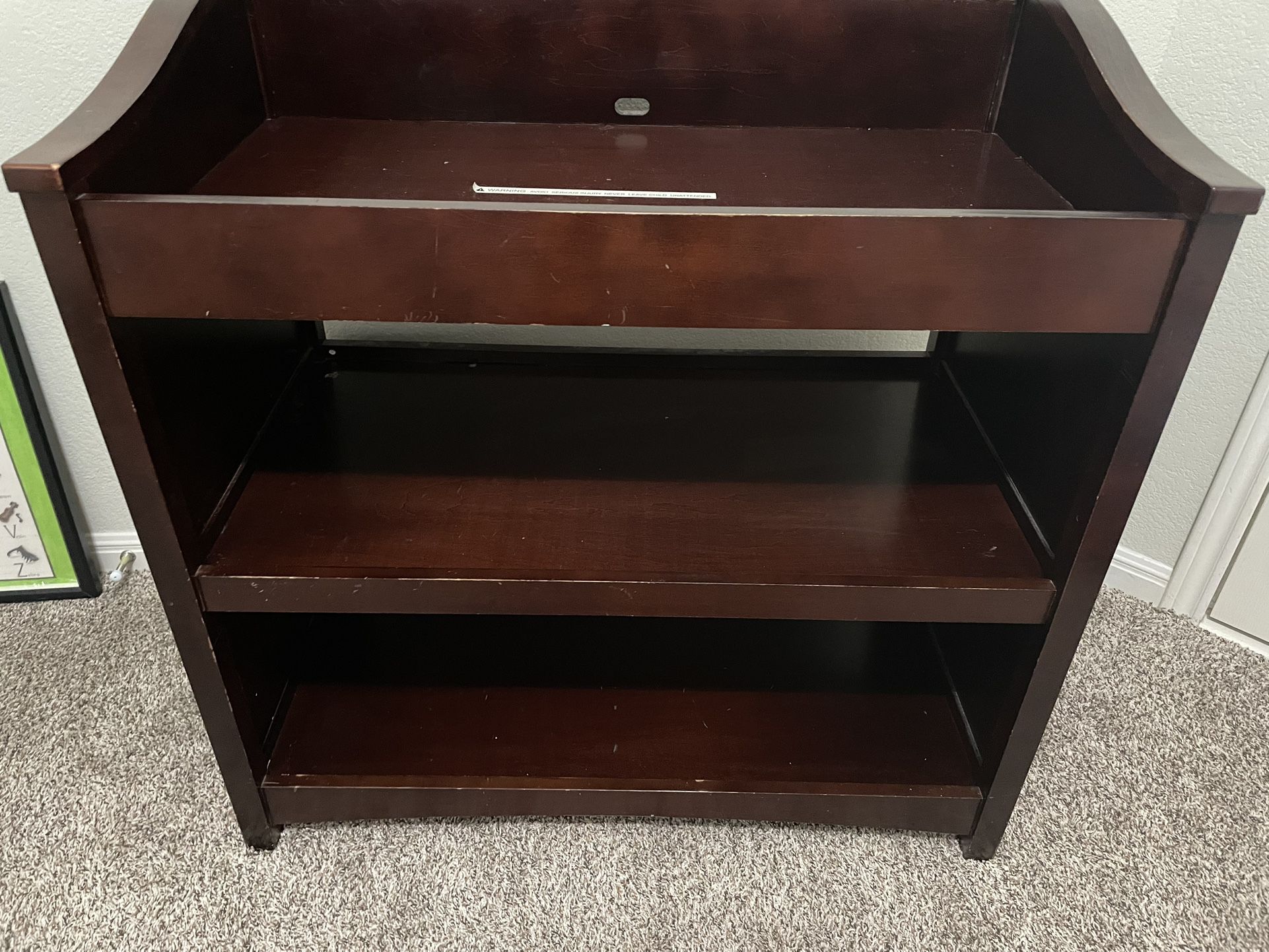 Baby Changing Table - Hard Wood