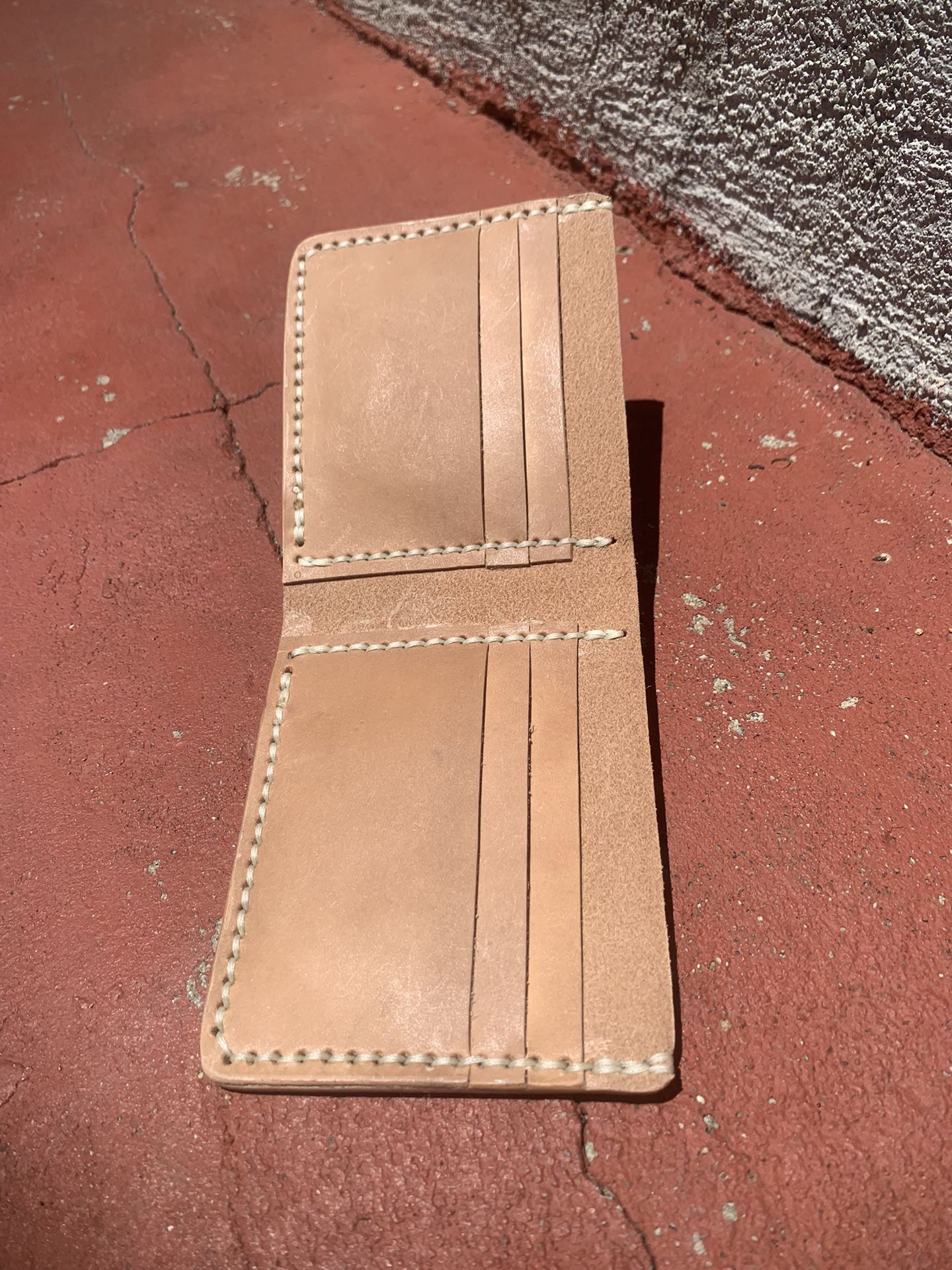 Handmade Real Leather Wallet. 