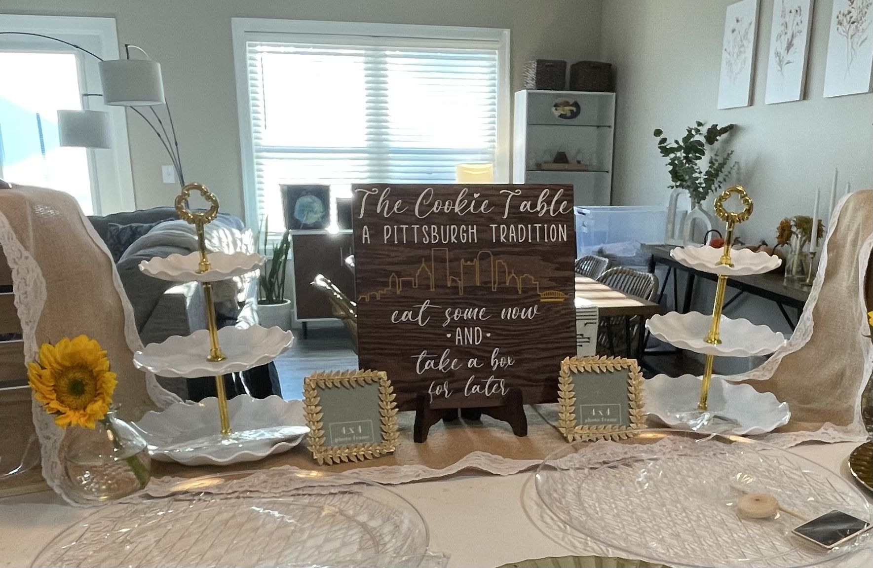 Pittsburgh Cookie Table Sign