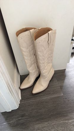 White Aldo boots