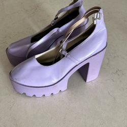 Purple High Heels Size 41