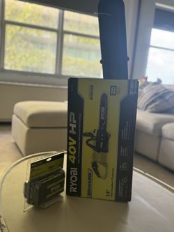 Ryobi cordless chainsaw
