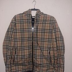 Reversible Check Jacket Burberry
