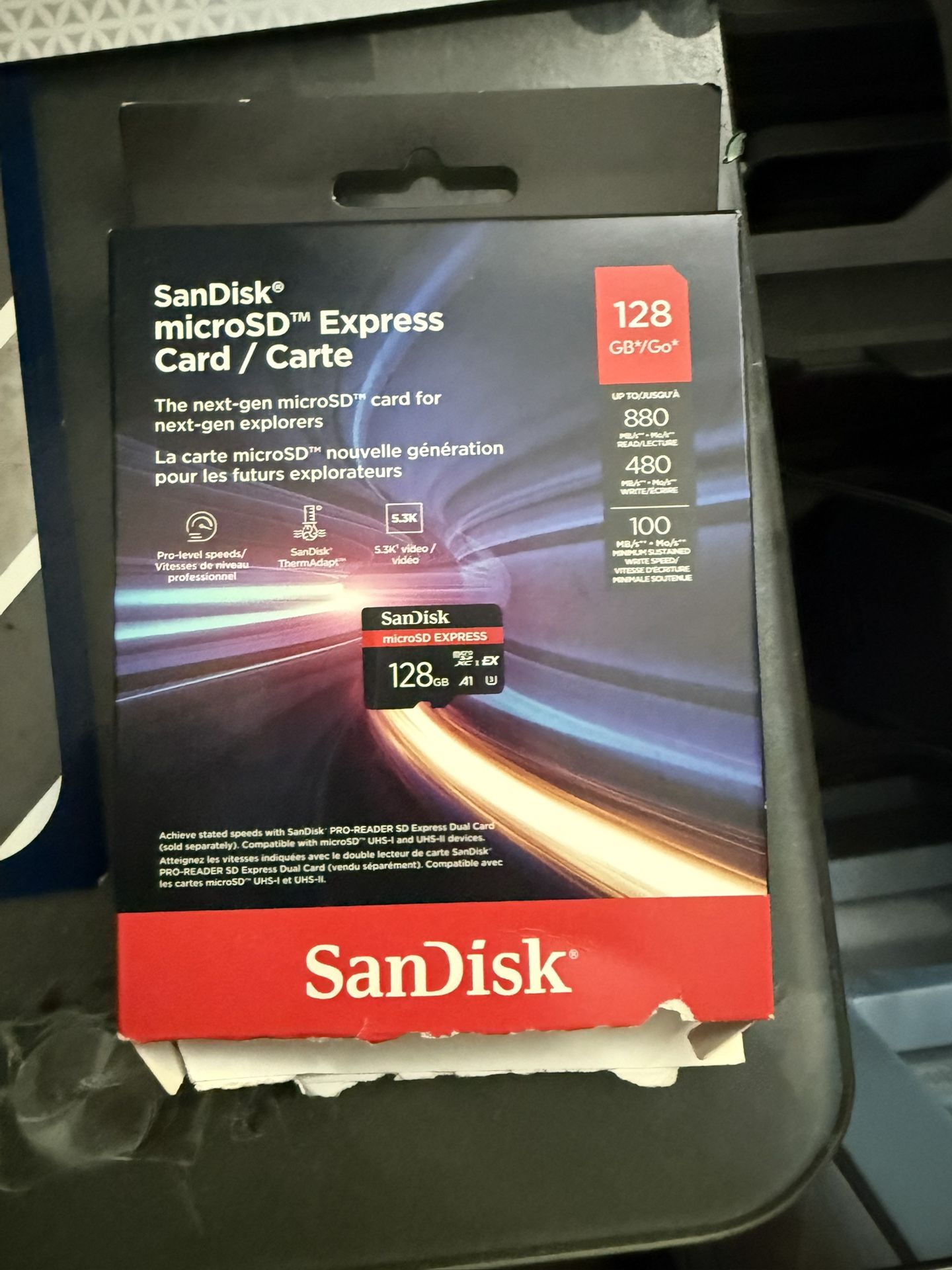 Sandisk Micro SD Express 128 gig