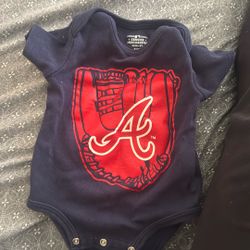 3-6 Months Atlanta Braves Onesie