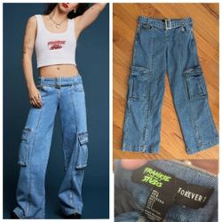 Frankie & The Studs Large Cargo Jeans 