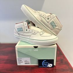 Crenshaw Skate Club Half Cab Vans - Size 10 - White