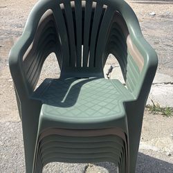 Amazon green stacking patio chairs