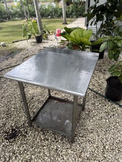 stainless steel kitchen prep table 