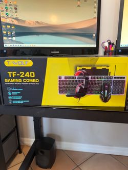 Brand New T-WOLF 4-in-1 RGB Gaming Combo Setup ā Sealed in Box!
