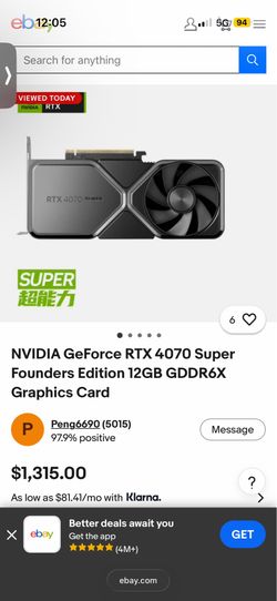 NVIDIA 4070 Super founders edition