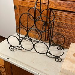 Longaberger Wrought Iron Wine Rack 