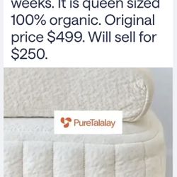 100% Organic Latex Queen Sized Topper