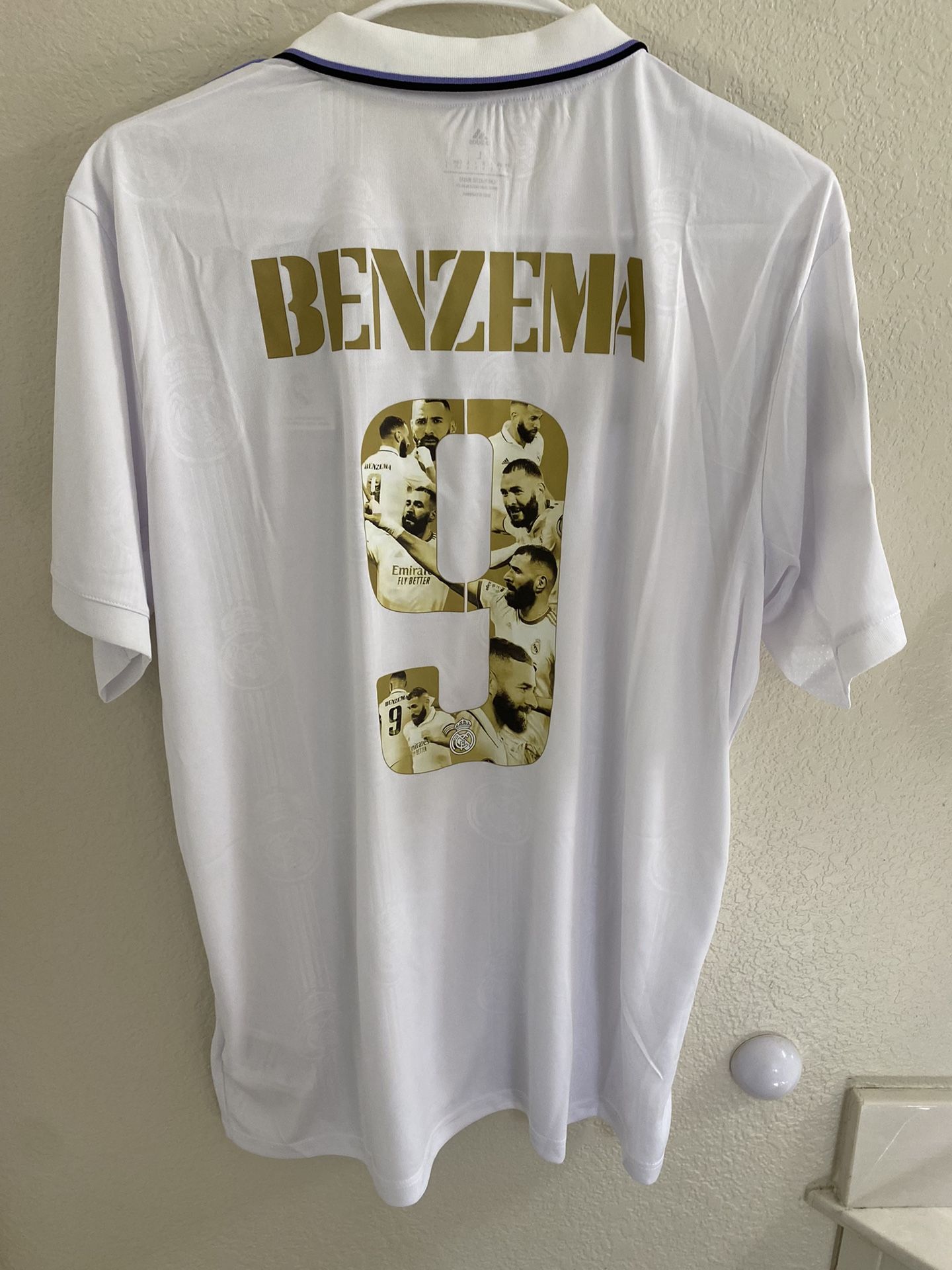 Karim Benzema Balón D'or limited edition soccer jersey for Real Madrid  2022/23 Home for Sale in Pasadena, CA - OfferUp