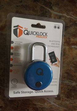 The Quicklock. Padlock Bluetooth and RFID technology