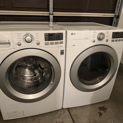 LG washer and Gas dryer set