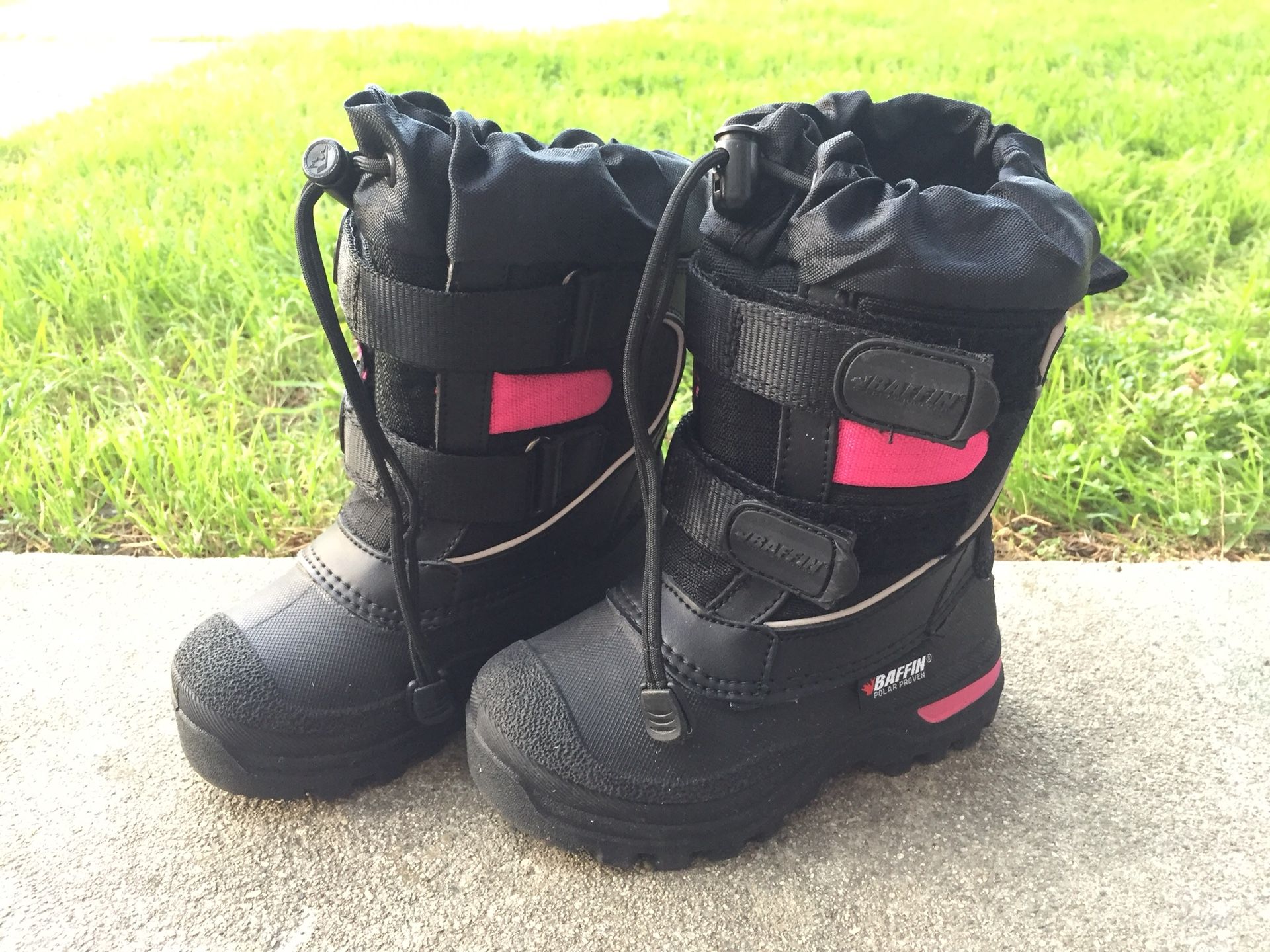 Baffin Snow Winter Boots Girls Size 9