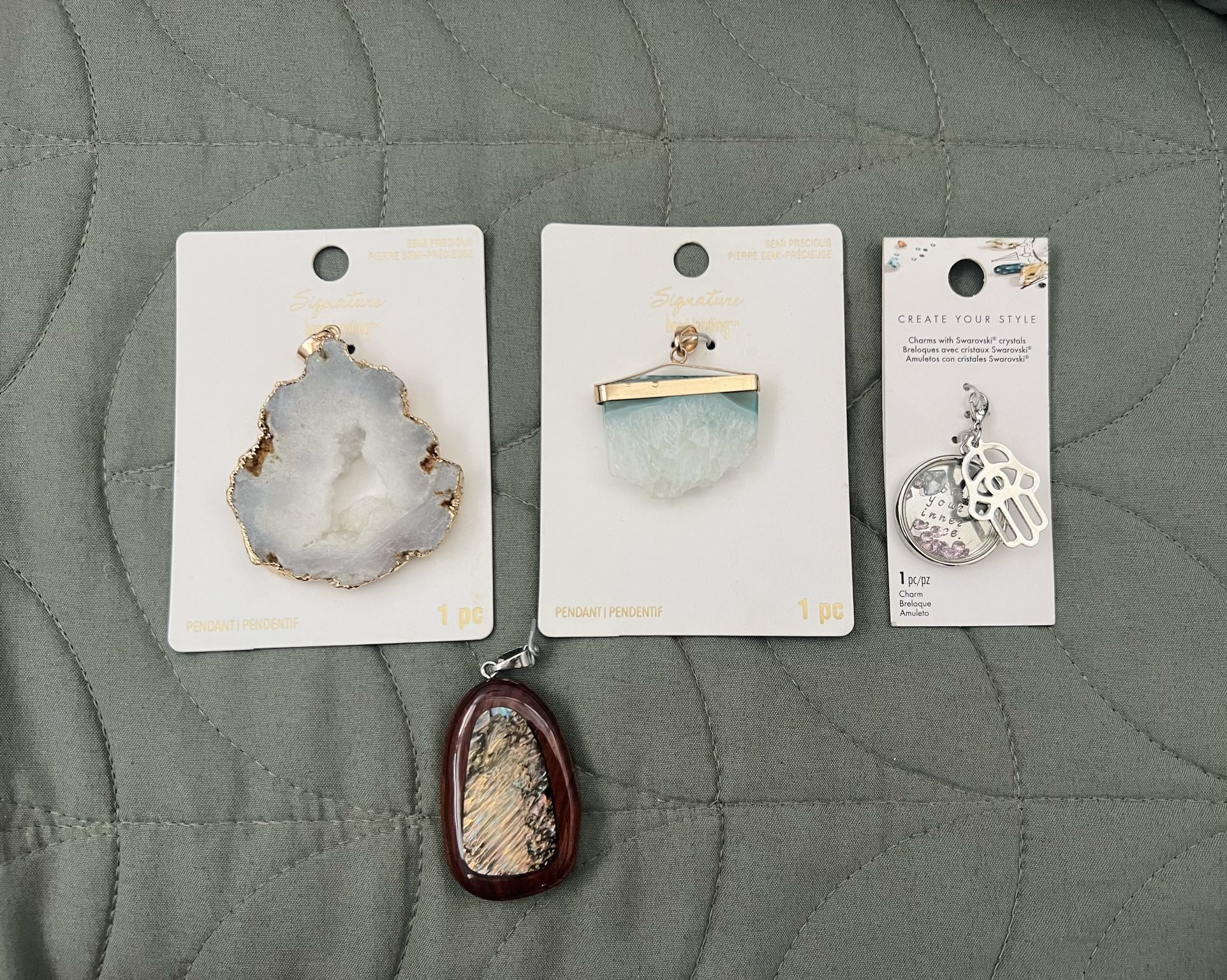 Crystal Pendants & Charms