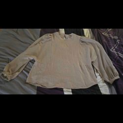 TREASURE & BOND Balloon Sleeve Top