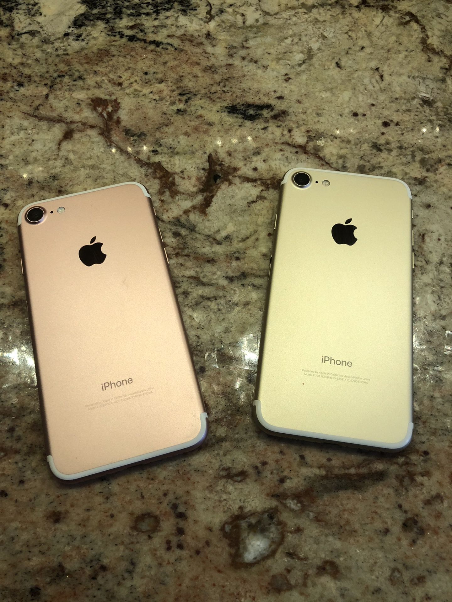 iPhone rose gold 32gb or Gold 128gb Att cricket T Mobile metro pcs