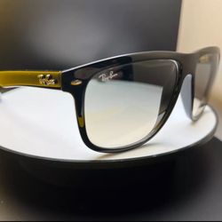 Brand New Sealed Ray-Ban RB4147 BOYFRIEND Wide Sunglasses in Gradient Gray Lense